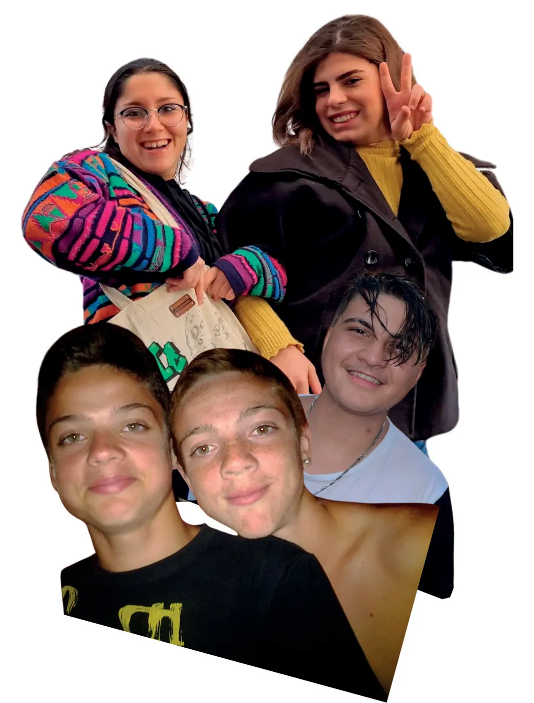 Ragazze e ragazzi della comunità Willy Coyote